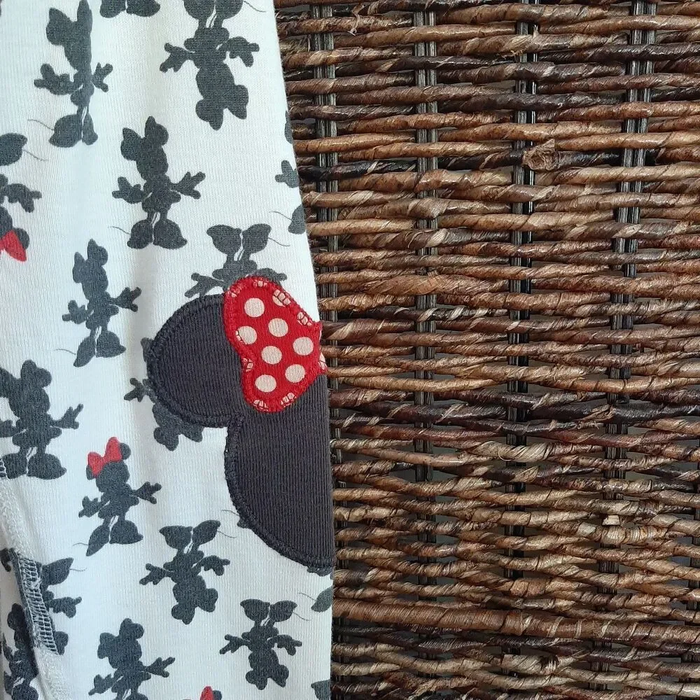 Hanna Andersson Disney Organic Cotton Minnie Mouse Women's Pajama Shirt Medium - Picture 3 of 6